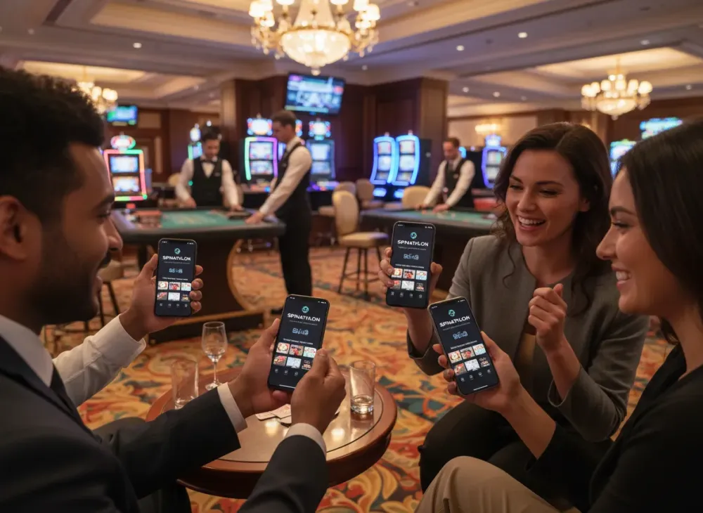 Spinathlon app for mobile casino games and betting