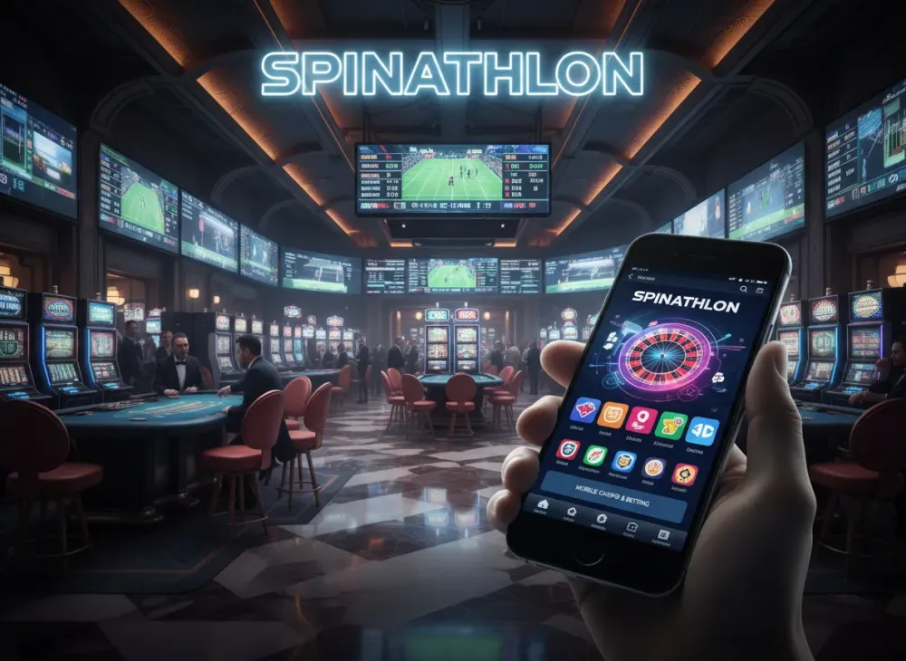 Spinathlon app for mobile casino games and betting